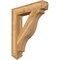 Ekena Millwork Funston Arts & Crafts Rough Sawn Bracket, Western Red Cedar, 6"W x 34"D x 40"H BKT06X34X40FST03RWR - alternate 1